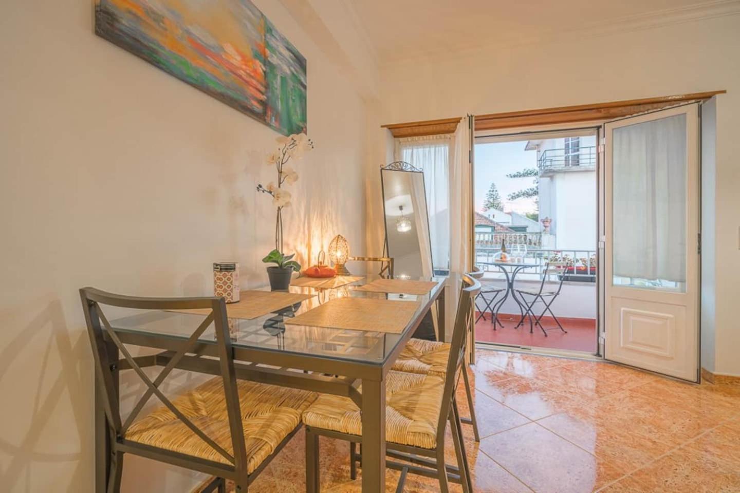 Sea View Wterrace 2 Mins From Beach In Old Town Cascaes Exterior foto